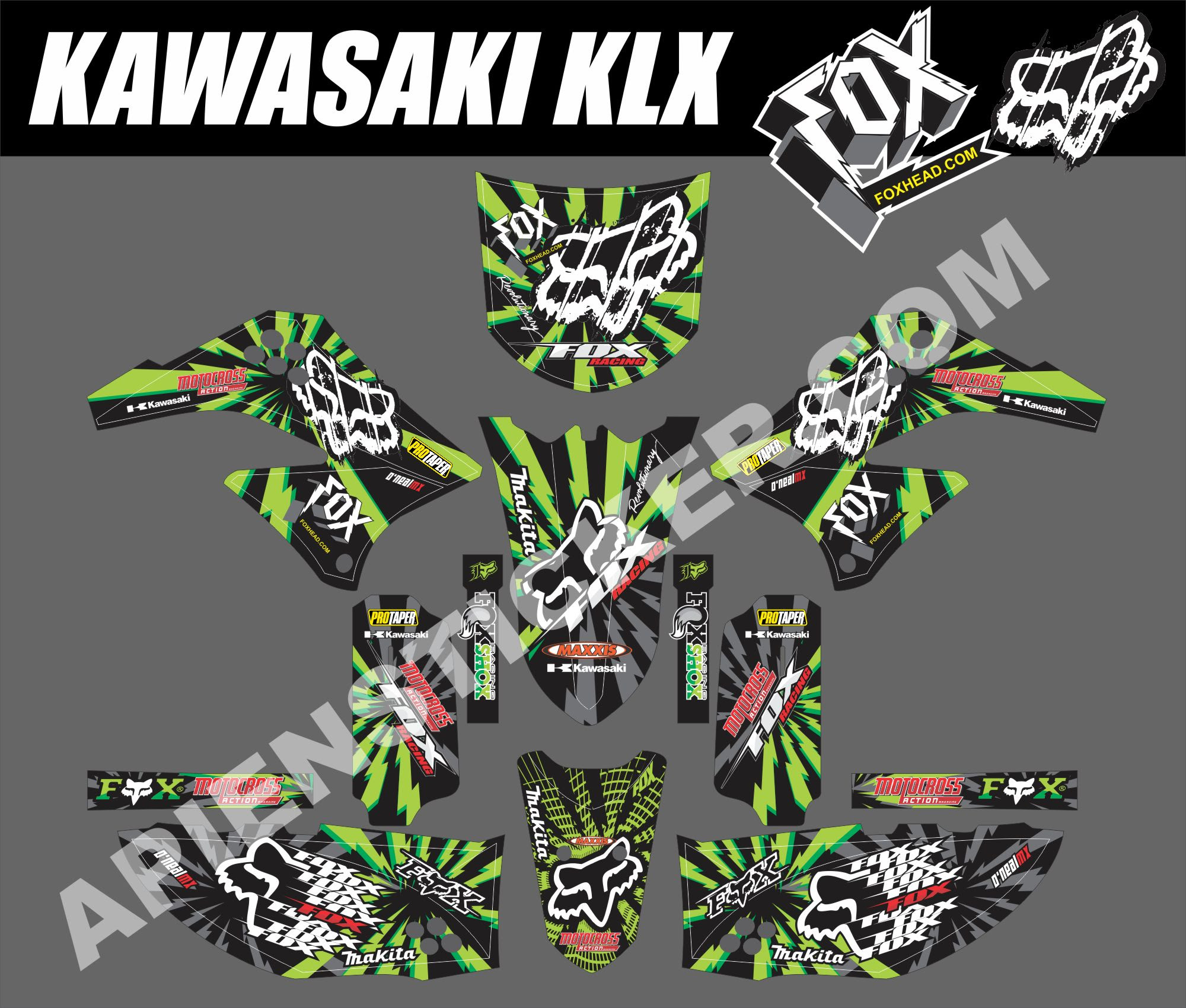 Top Cutting Stiker Mobil Warna  Hijau  Terbaru Modifotto