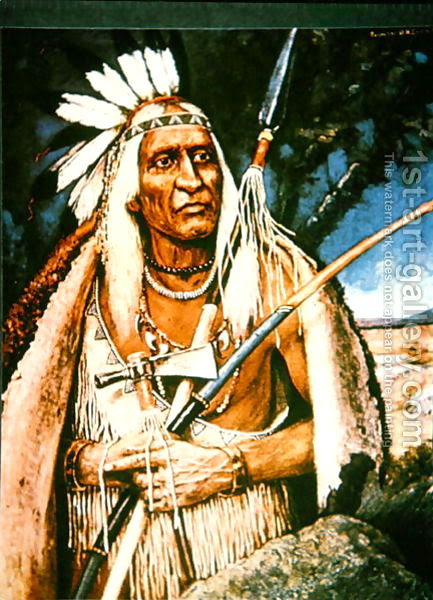  Gambar  Kepala Suku Indian Apache 