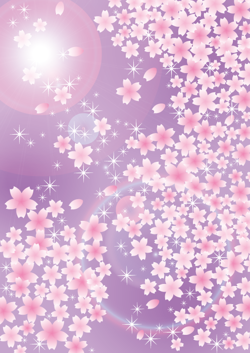 新鮮な背景 桜 イラスト 美しい花の画像