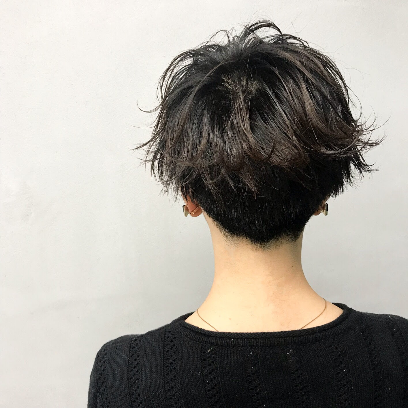 すごい ベリー ショート 襟足 人気 髪型