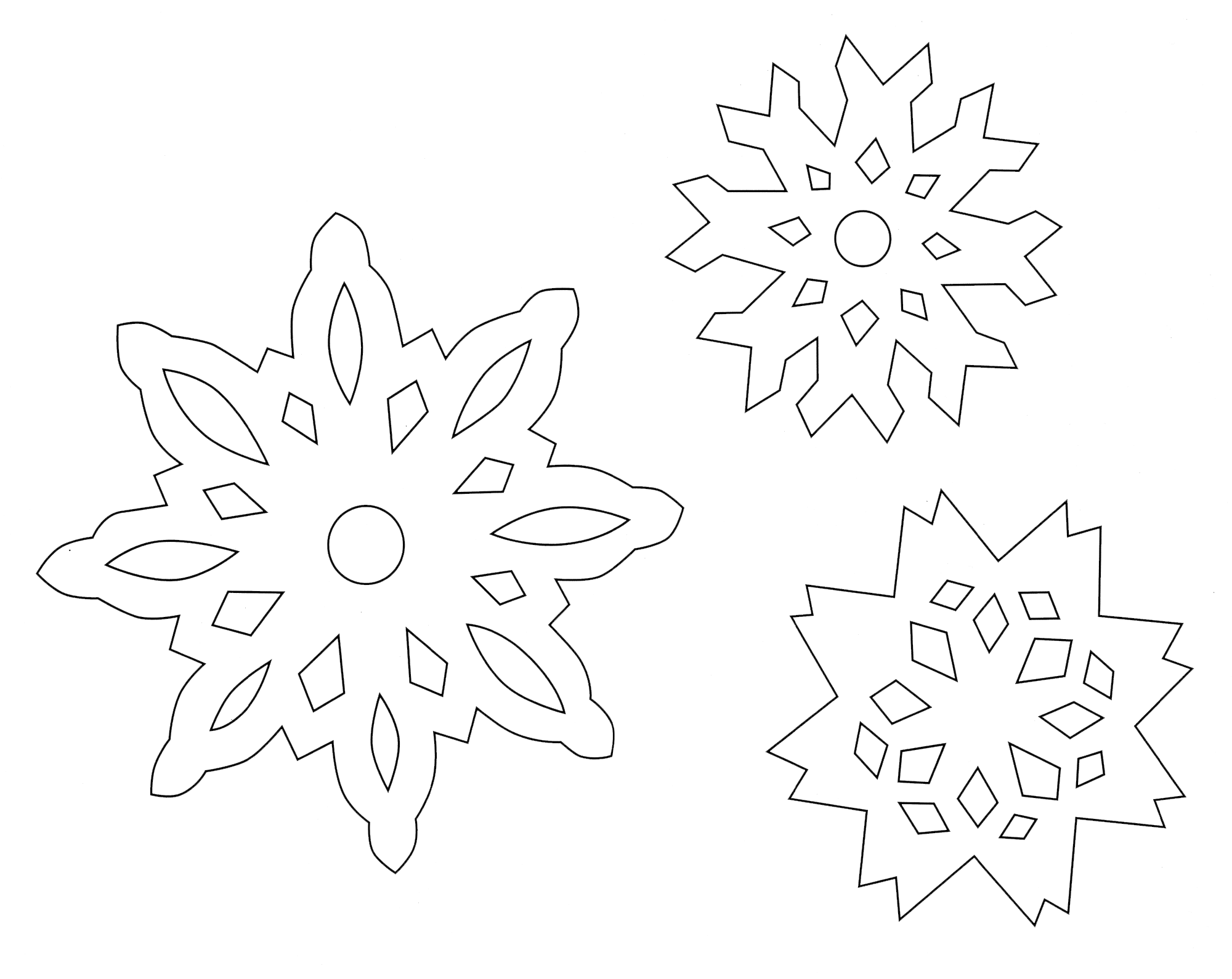 There are some excellent paper snowflake templates for decorating the home for christmas. Free Snowflake Patterns To Trace Download Free Snowflake Patterns To Trace Png Images Free Cliparts On Clipart Library