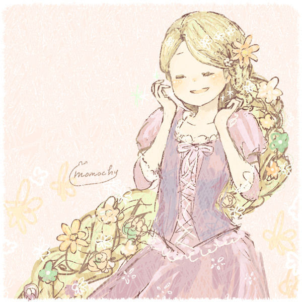 最高のイラスト画像 新鮮なラプンツェル 花 イラスト