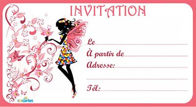 Carte D Invitation Anniversaire Gratuite Pour Fille A Imprimer Wizzyloremaria Official