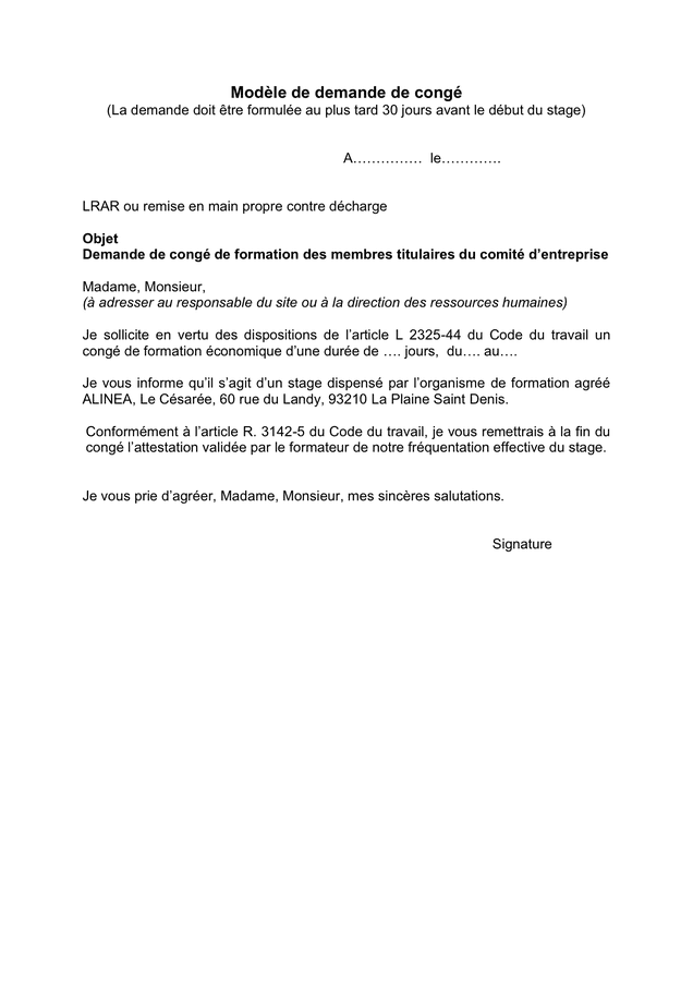 promesse d embauche lettre type