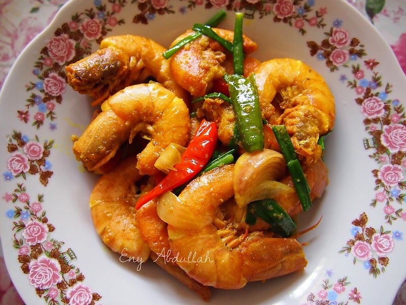 Udang Goreng Kunyit Hidup  EnyAbdullah.Com