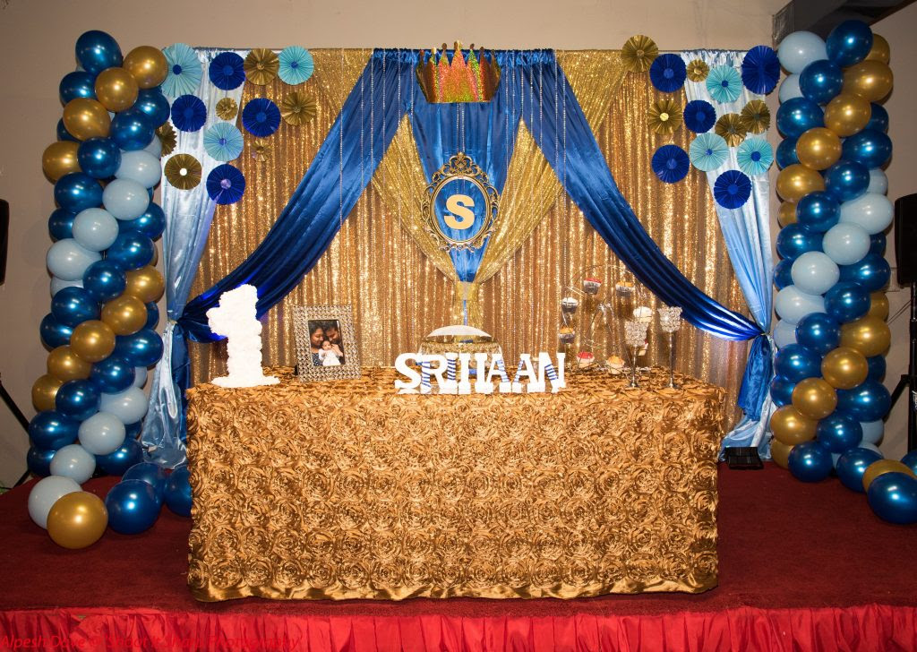 It calls for gala celebrations because your baby boy is completing the first year. Baby Boy 1st Birthday Decor At Aachi S Indian Restaurant In Duluth Ga Anju Events Decorations Best Party Event Planning And Decorations In Atlanta Birthday Parties Graduation Parties More