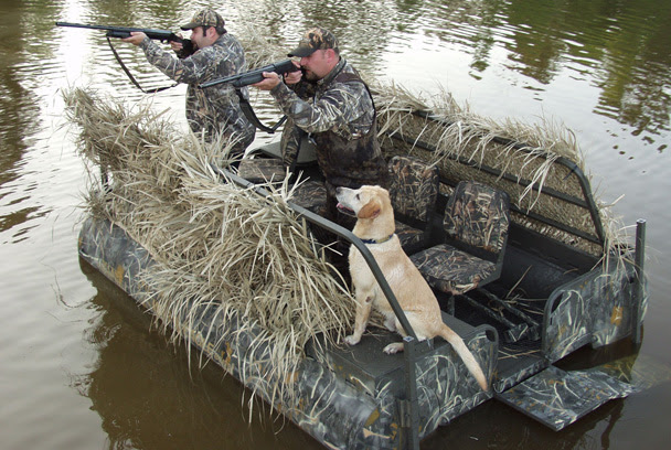 One secret: Duck boat blind building 101