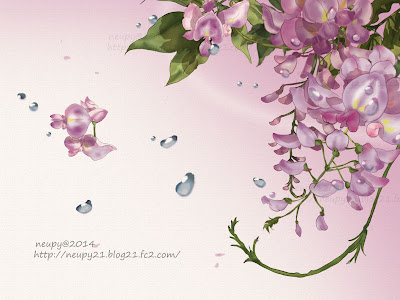かわいいディズニー画像 壁紙 イラスト 藤 の 花
