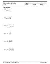 Our grade 5 math worksheets cover the 4 operations, fractions and decimals at a greater level of difficulty than previous grades. Free Calculus Worksheets Printables With Answers