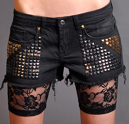 Keep Calm & Do It Yourself: DIY Studded Denim Shorts