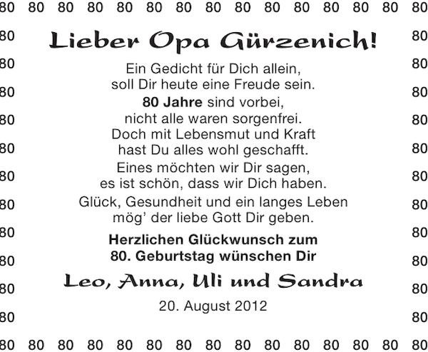 texte für geburtstag vater