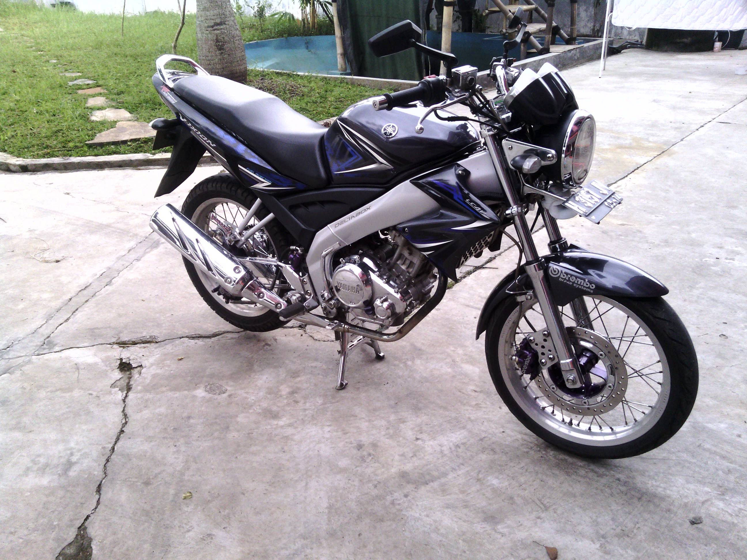 103 Modifikasi Vixion 2010 Abu Abu  Modifikasi Motor 