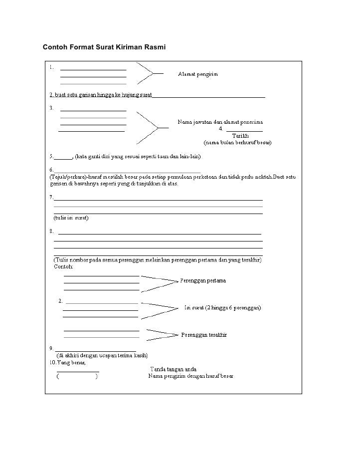 Contoh Surat Kiriman Rasmi Format Stpm - Contoh 36