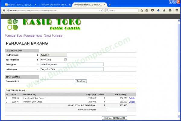 Contoh Database Mysql Penjualan - Lowongan Kerja Terbaru