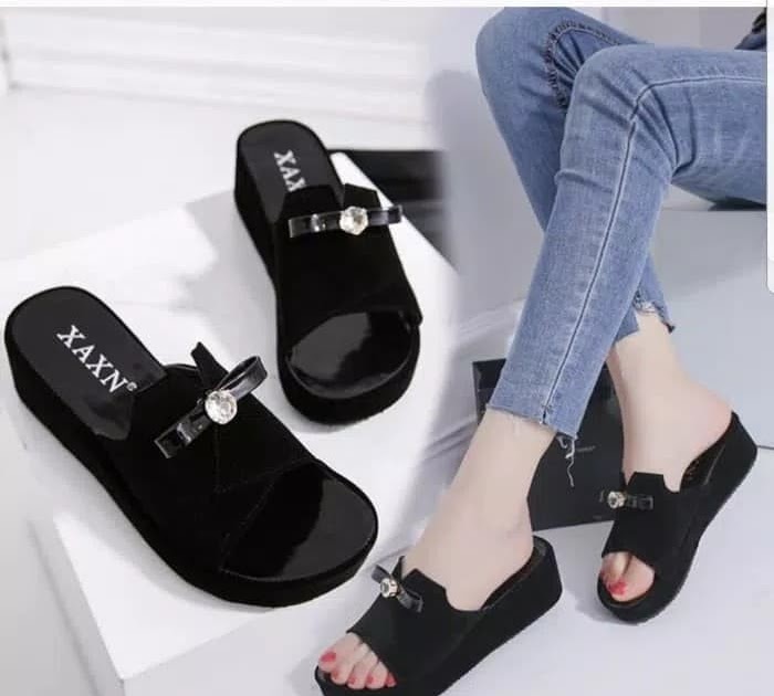 Wedges Sepatu  Sendal  Sandal Wanita  Koleksi Rina