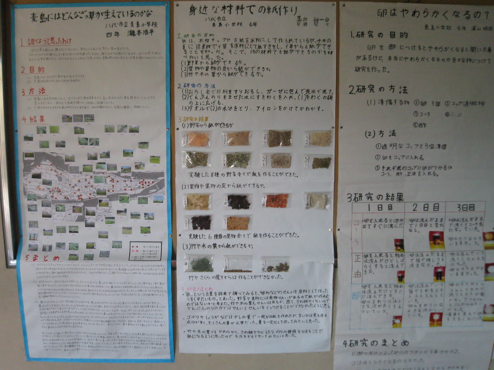 壁紙 押入れ 立派な 自由 研究 模造 紙 書き方