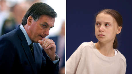 "Una mocosa como esa": Bolsonaro carga contra Greta Thunberg por denunciar asesinato de indígenas en Brasil