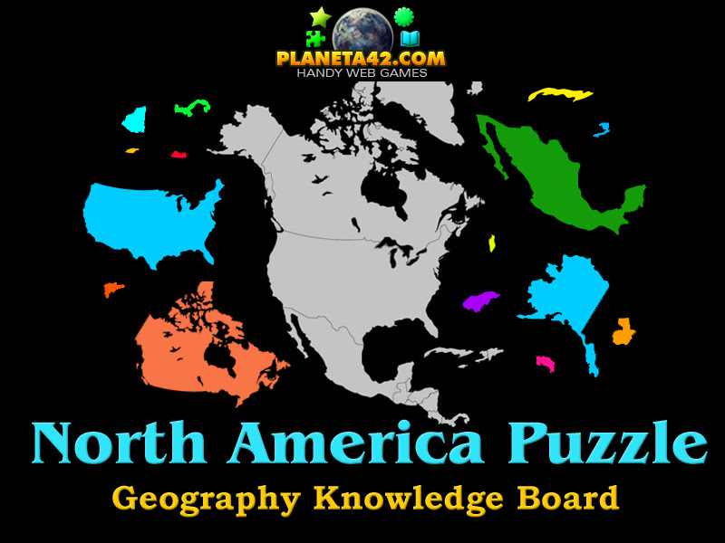 Maybe you would like to learn more about one of these? North America Puzzle Geography Learning Game