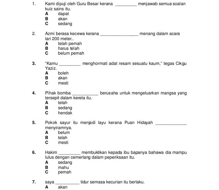 Contoh Soalan Kuiz Kemerdekaan Dan Jawapan - Selangor i