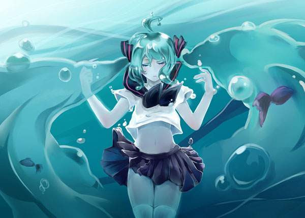 70以上 水 綺麗 イラスト デスクトップ 壁紙 シンプル