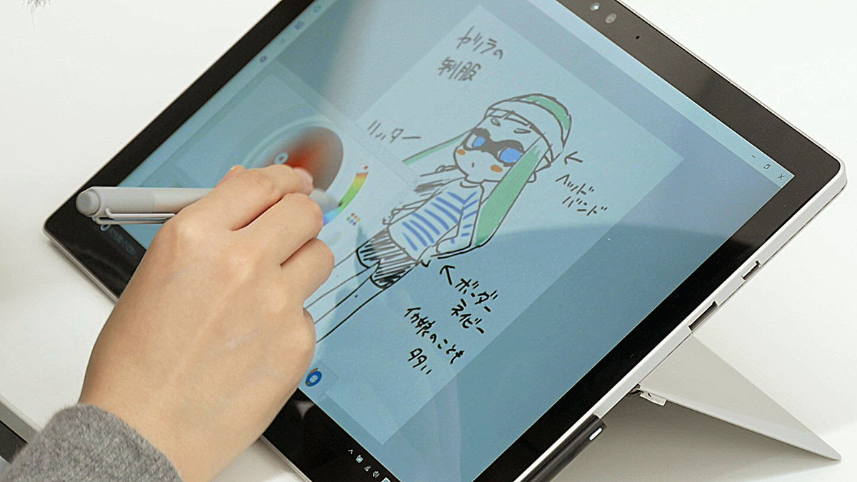 無料イラスト画像 綺麗なsurface Go イラストを描く