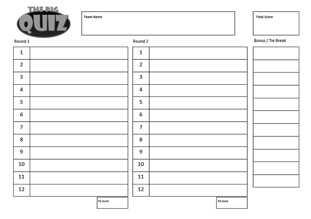 Quiz night answer sheets, 6 trivia worksheets and games tip junkie trivia worksheets, trivia scoresheet, answer sheet template 50 questions pin on trivia night. Quiz Sheets Quiz Prep