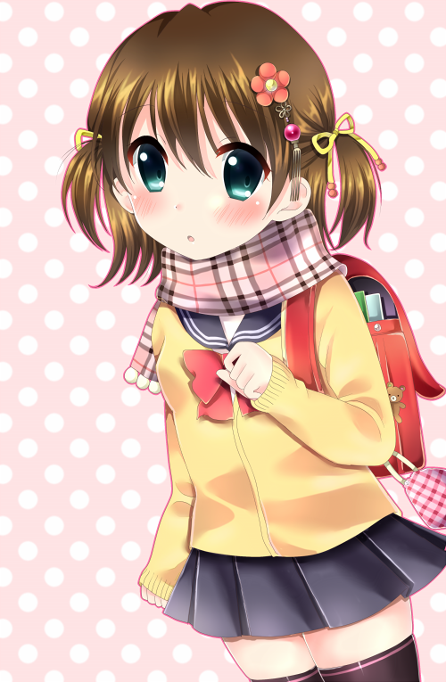 綺麗なランドセル 女の子 イラスト 無料イラスト集