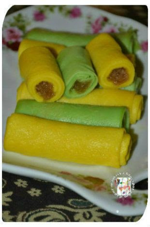 Dapur Mamasya: Kuih Ketayap Hijau Kuning