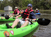 People Kayaking