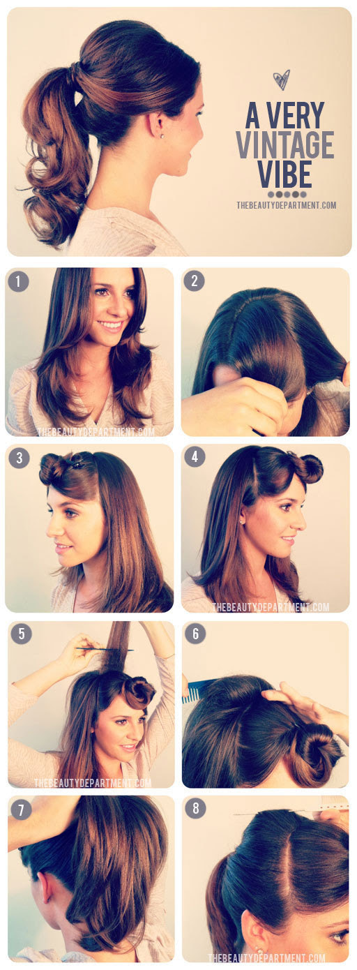 It takes longer to style compared with medium hair, but it also allows for more options. 30 Diy Vintage Hairstyle Tutorials For Short Medium Long Hair Pretty Designs