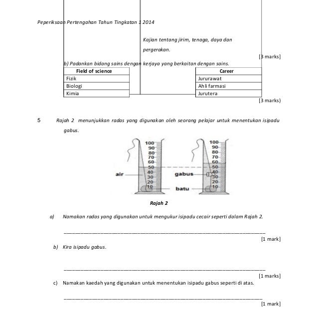 Contoh Soalan Matematik Ting 4 - Soalan bw