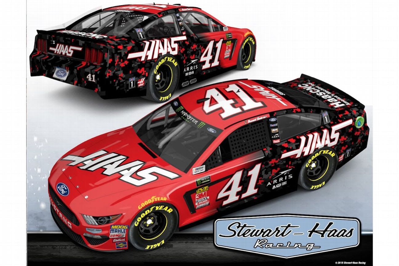 The 2019 nascar season is upon us. 2019 Nascar Cup Series Paint Schemes Team 41 Stewart Haas Racing