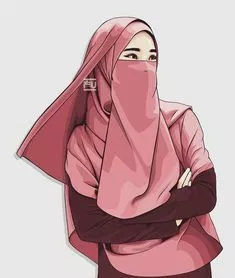 Paling Inspiratif Gambar  Kartun  Wanita Hijab  Cantik My 