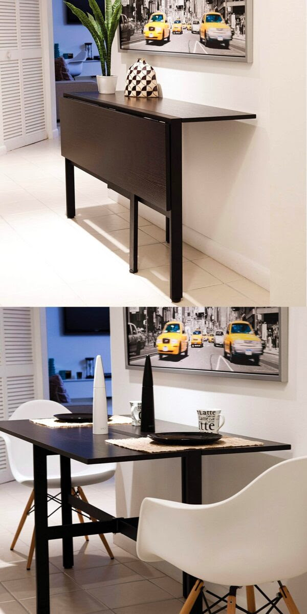 Check out our small dining table selection for the very best in unique or custom, handmade pieces from our kitchen & dining tables shops. 41 Drop Leaf Tables For Small Spaces With Big Style