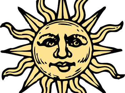 無料イラスト画像 かっこいい タトゥー 太陽 イラスト