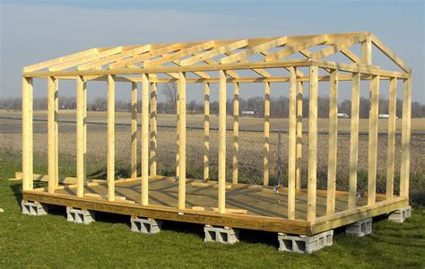 2x4 lean to shed plans