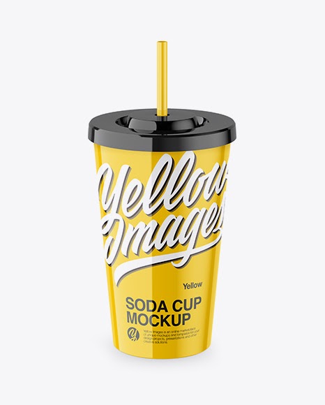 Download Download Psd Mockup Cap Cup Drink Front View Glossy High ...