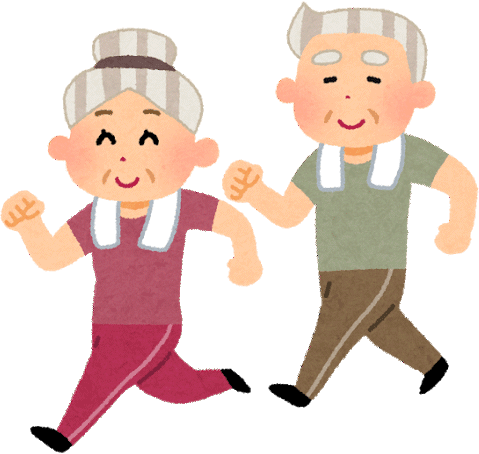 最高の無料イラスト トップ100高齢 者 運動 イラスト