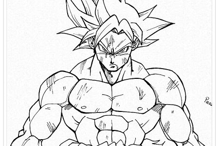 Imagenes De Dragon Ball Super Goku Ultra Instinto Para Dibujar Dragon Ball
