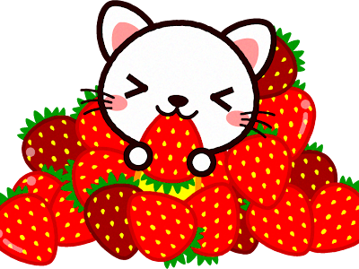 コンプリート いちご狩り イラスト 無料イラスト画像