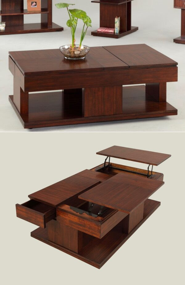 Rising coffee table hipenmoedernl intended for measurements 1042 x 1042. 33 Beautiful Lift Top Coffee Tables To Help You Declutter And Multi Task