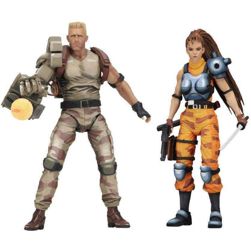 Image of Alien vs Predator Dutch Schaefer & Linn Kurosawa (Arcade Appearance) Action Figure Two Pack - MAY 2019