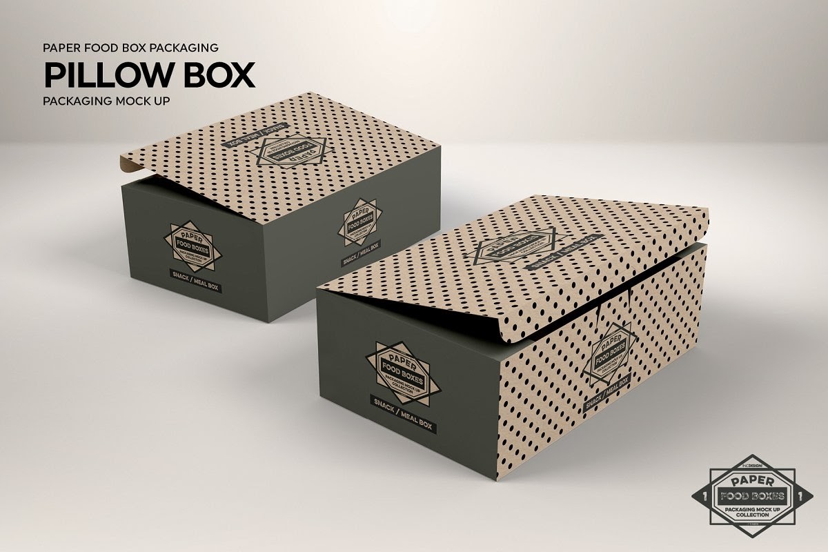 Download Food Box Packaging Mockup - Download Free Mockups