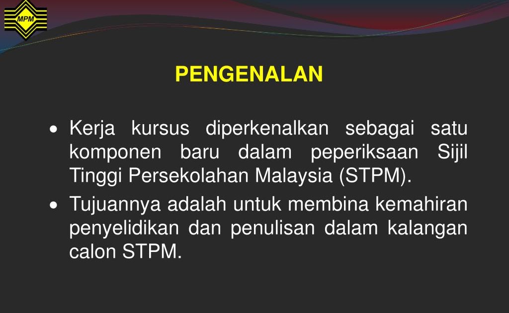 Cara Membuat Surat Berhenti Stpm