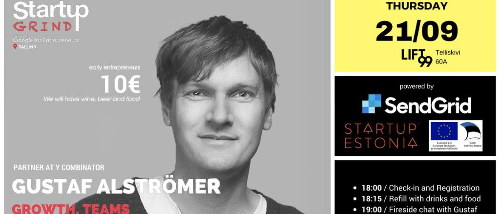 Startup Grind: Gustaf Alströmer on Y Combinator, Growth & Teams