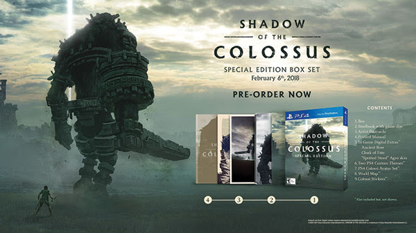 SHADOW OF THE COLOSSUS | SPECIAL EDITION BOX SET | February 6th, 2018 | PRE-ORDER NOW