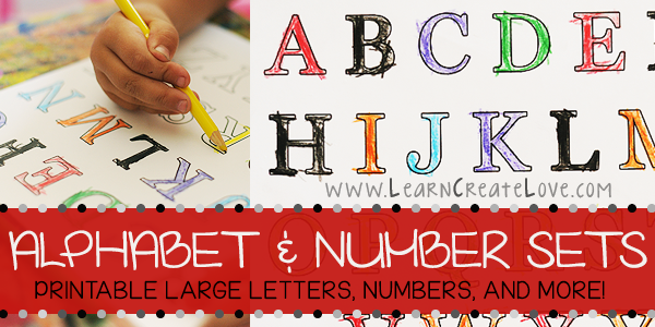 Printable alphabet letters can most computers already have this installed but if not, you can download it here for free. Printable Letters Numbers Learncreatelove