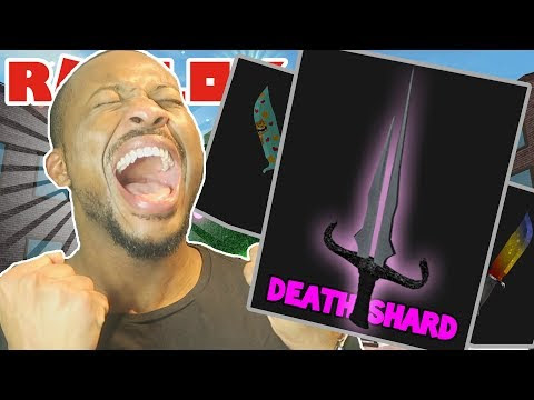 Roblox Murder Mystery 2 Unboxing Deathshard Thanks For 100 - roblox mm2 deathshard