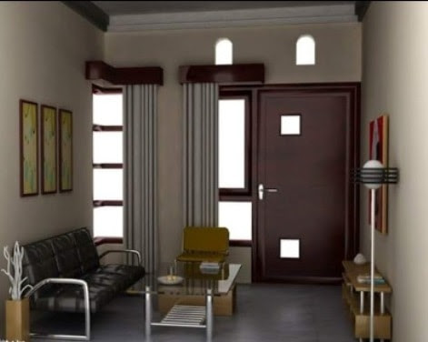 Ideas Interior Ruang  TamuSederhana Ukuran  4X3 Desain Rumah 