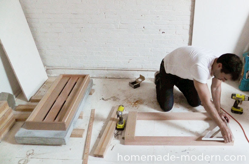 You'd be surprised how easy it is to make this wooden and concrete kitchen island from just a few simple tools and materials. Homemade Modern Ep38 Wood Concrete Kitchen Island